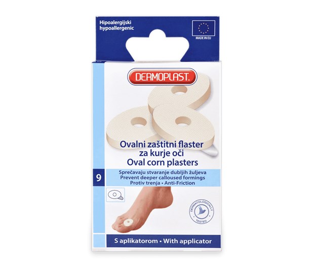 Dermoplast ovalni zaštitni flasteri za kurje oči