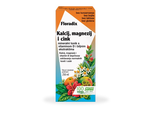 Dietpharm Floradix kalcij magnezij cink 250ml