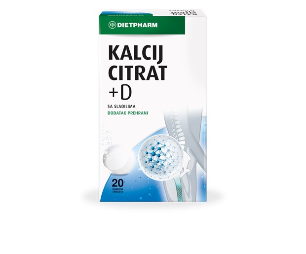 Dietpharm Kalcij citrat vitamin D