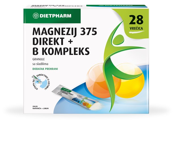 Dietpharm Magnezij 375 direkt 28