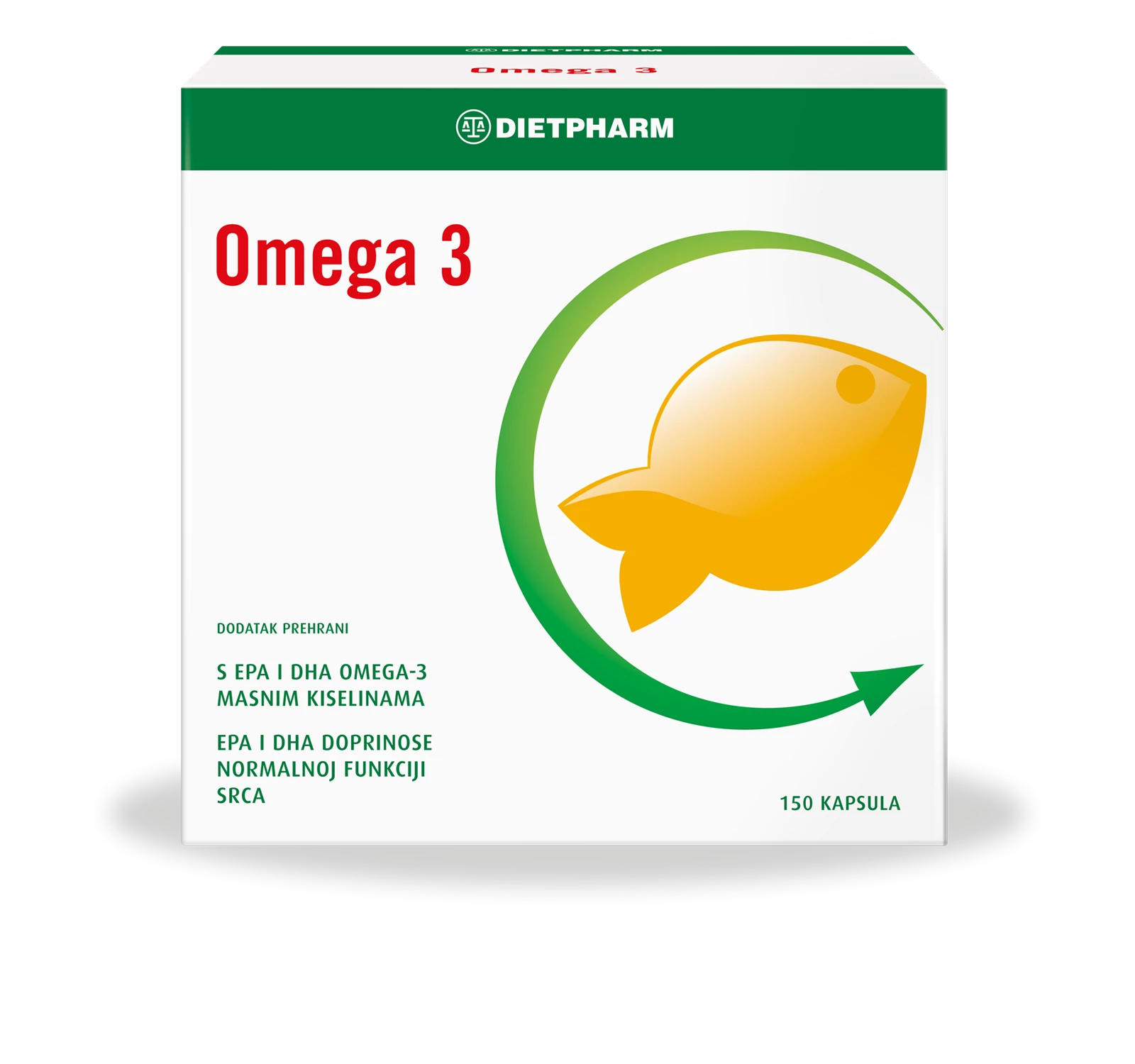 Dietpharm Omega 3 kapsule 0,0 150 kapsula pharmacy