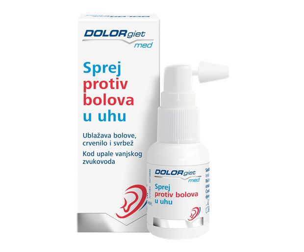 Dolorgiet sprej protiv bolova u uhu