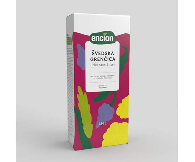 Encian čaj švedska grenčica 184g