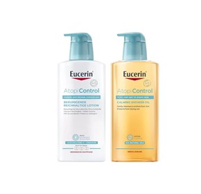 Eucerin Atopicontrol losion 400ml + ulje za pranje 400ml promo