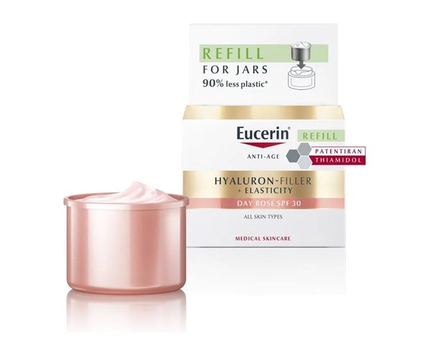 Eucerin Hyaluron-Filler + Elasticity Rose dnevna krema SPF30 refill