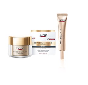 Eucerin Hyaluron-Filler + Elasticity noćna krema + krema oko očiju promo paket