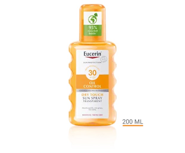 Eucerin Sun Oil Control Transparent sprej SPF30