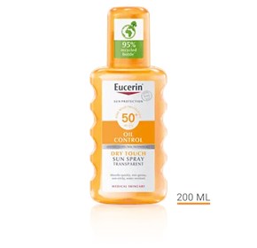 Eucerin Sun Oil Control Transparent sprej SPF50