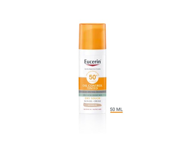 Eucerin Sun Oil control tonirana gel krema SPF50+ medium