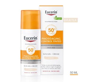 Eucerin Sun Photoaging control CC tonirana krema SPF50+ light