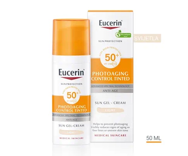 Eucerin Sun Photoaging control CC tonirana krema SPF50+ light