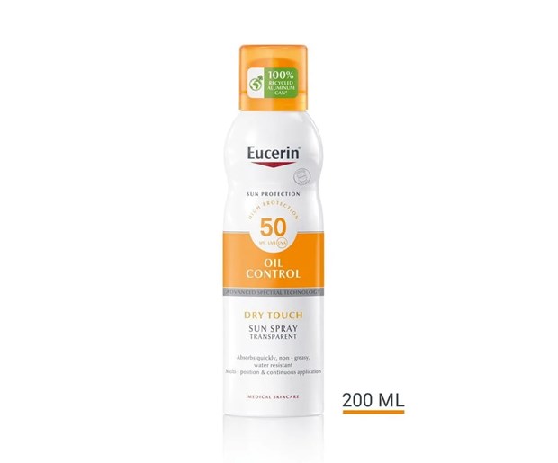 Eucerin Sun Oil Control dry touch sprej SPF50 200ml