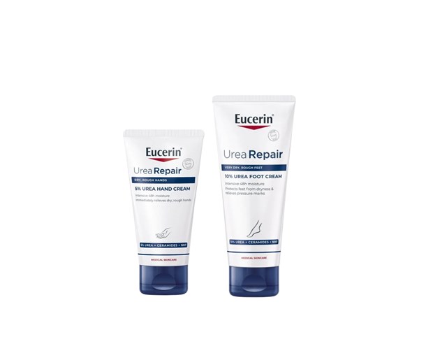 Eucerin Urea Repair plus krema za stopala + krema za ruke promo