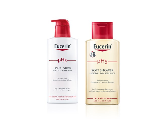 Eucerin pH5 lagani losion 400ml + pH5 blagi gel za tuširanje 400ml promo