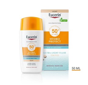 Eucerin sun Hydro protect fluid ultra lagane teksture SPF50+ 50ml svijetla nijansa