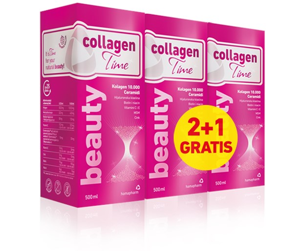 Hamapharm CollagenTime Beauty 500ml 2+1 promo