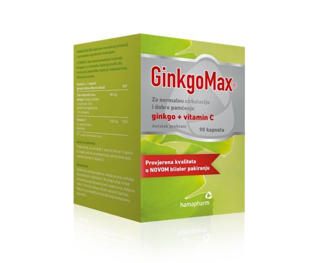 Hamapharm GinkgoMax kapsule 90