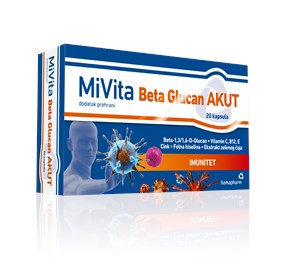 Hamapharm MiVita beta glucan akut kapsule