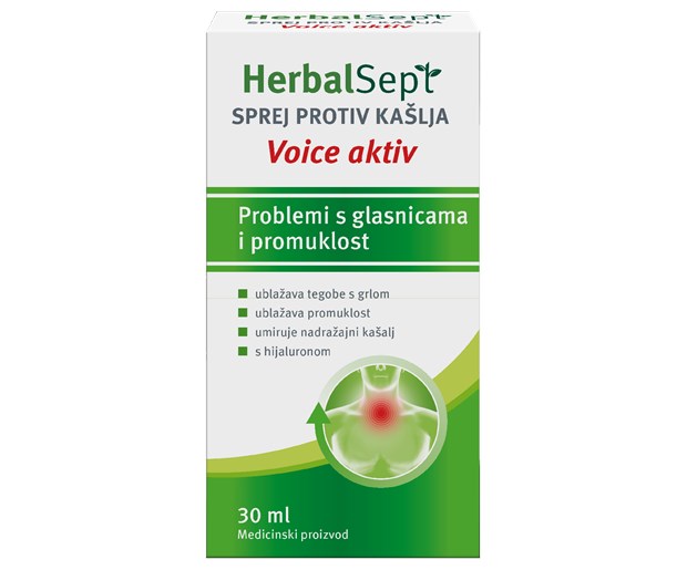 Herbalsept Voice aktiv sprej