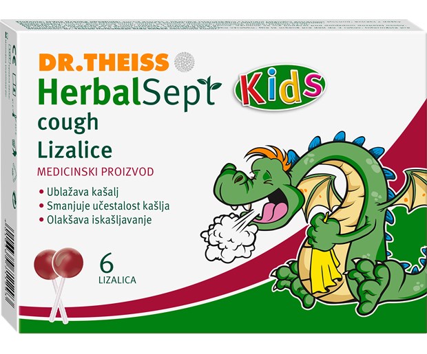 Herbalsept kids lizalice kašalj
