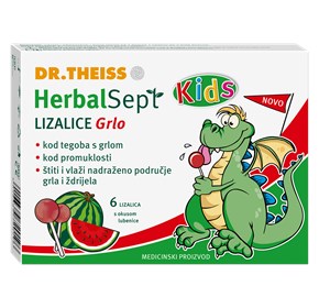 Herbalsept kids lizalice okus lubenice