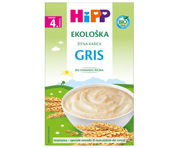 Hipp Bio žitna kašica gris