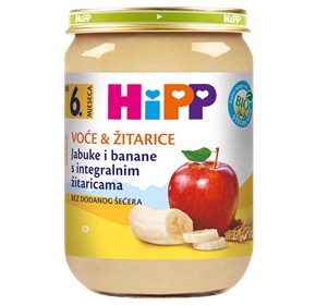 Hipp kašica integralne žitarice jabuka banana 190g