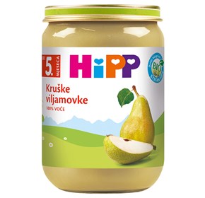 HiPP kašica kruška viljamovka 190g