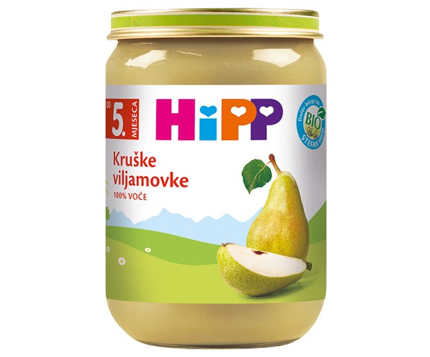 Hipp kašica kruška viljamovka 190g