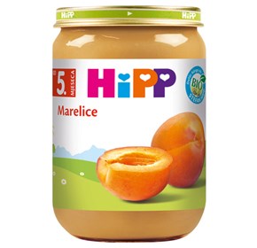 HiPP kašica marelica 190g