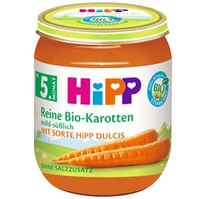 HiPP kašica mlada mrkvica 125g