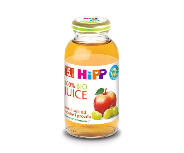 Hipp sok grožđe jabuka 200ml