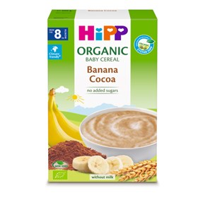 Hipp žitna kašica žitarice i banana s kakaom 200g