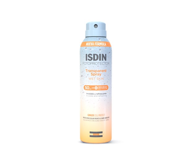 Isdin Sun prozirni sprej za tijelo Wet Skin SPF50