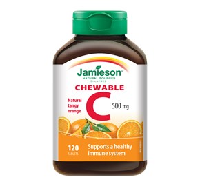 Jamieson vitamin C 500 tablete za žvakanje
