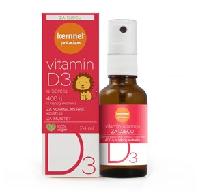 Kernnel vitamin D3 za djecu u spreju
