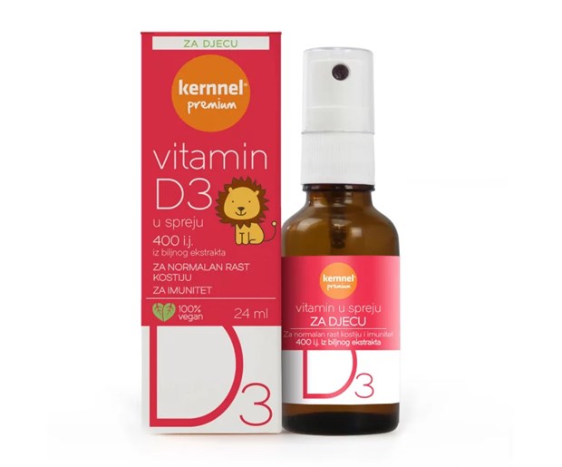 Kernnel vitamin D3 za djecu u spreju