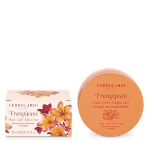 L'erbolario Frangipani svjetlucava krema za tijelo