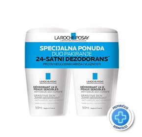 La Roche-Posay 24satni dezodorans protiv neugodnih mirisa duo promo