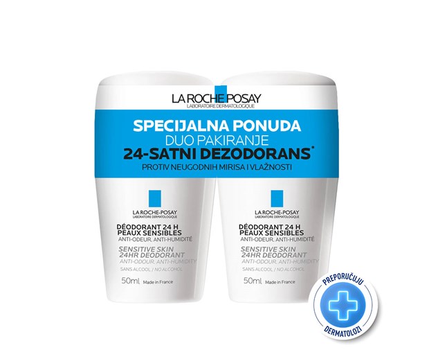 La Roche-Posay 24satni dezodorans protiv neugodnih mirisa duo promo