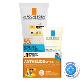 La Roche-Posay Anthelios DP UVMUNE 400 mlijeko SPF50+ 250ml +  Lipikar Huile Lavante AP+ ulje 100ml