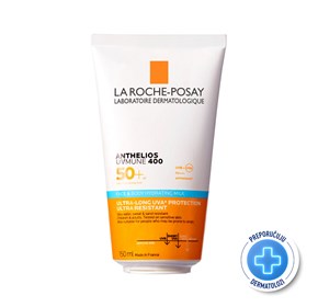 La Roche-Posay Anthelios UVMUNE 400 mlijeko za zaštitu od sunca za lice i tijelo SPF50+