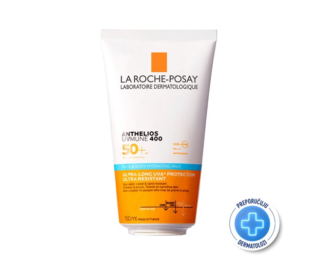 La Roche-Posay Anthelios UVMUNE 400 mlijeko za zaštitu od sunca za lice i tijelo SPF50+