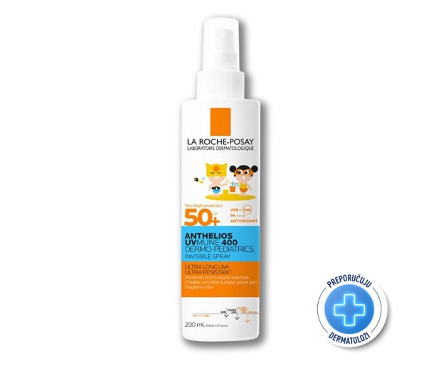 La Roche-Posay Anthelios DP UVMUNE 400 sprej za djecu SPF50+ 200ml