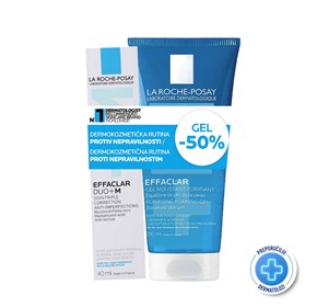 La Roche-Posay Effaclar duo + M 40ml +  Effaclar pjenušavi gel 200ml