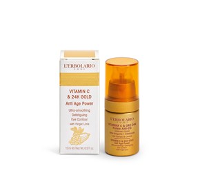 L'erbolario Vitamin C&24K gold krema oko očiju