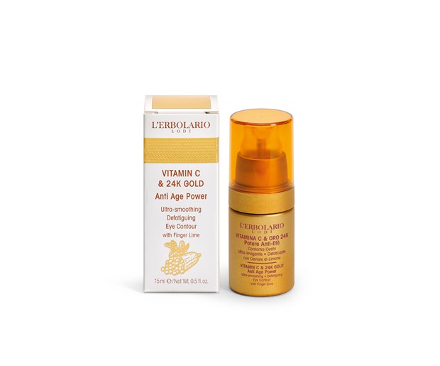 L'erbolario Vitamin C&24K gold krema oko očiju