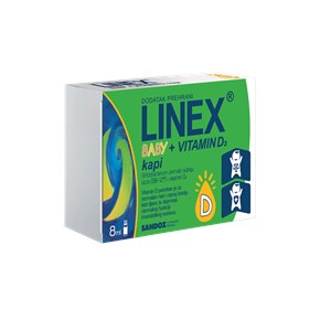 Linex Baby vitamin D3 kapi