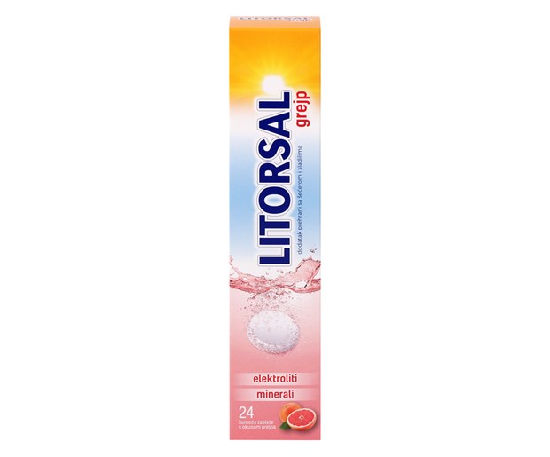 Litorsal šumeće tablete s okusom grejpa