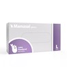 Manusal rukavice latex s puderom L